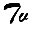 Creatief lettertype script lettertype voorbeeld
